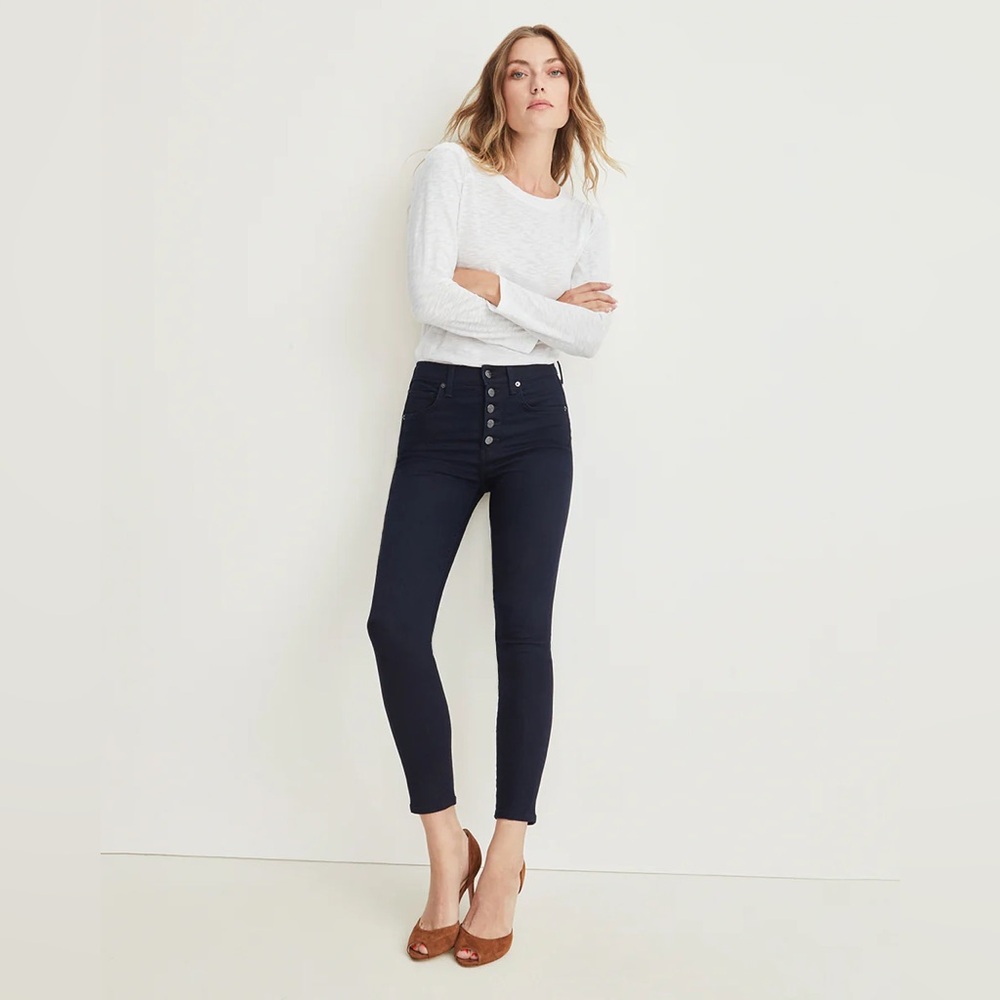 DEBBIE SKINNY JEAN | ANKLE-CROP INDIGO